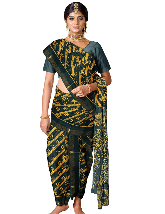 Madurai Cross Wax 6 yards Sarees