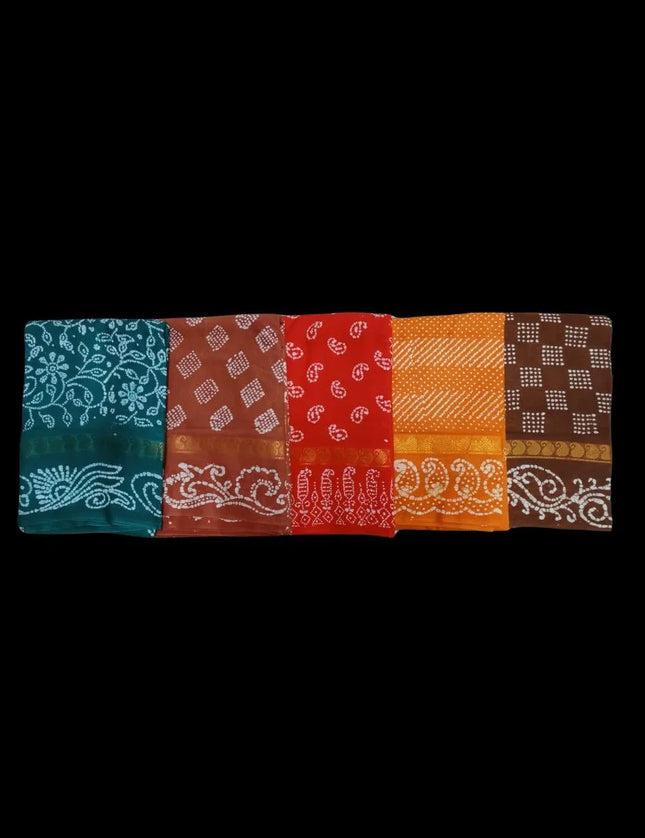 Madurai Upper Prints 6 yards Sarees