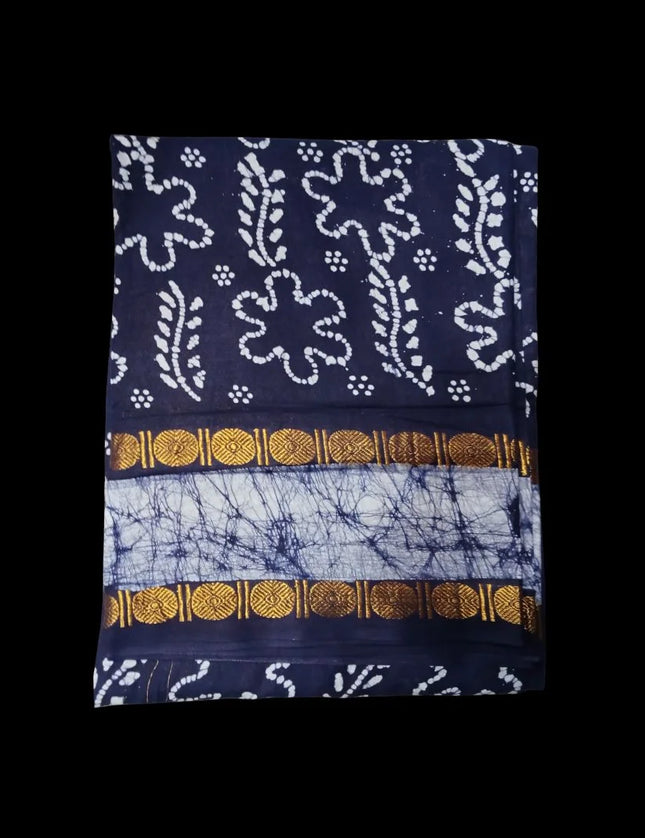 Madurai  Adayar Mist Soft Cotton 6 yards Sarees