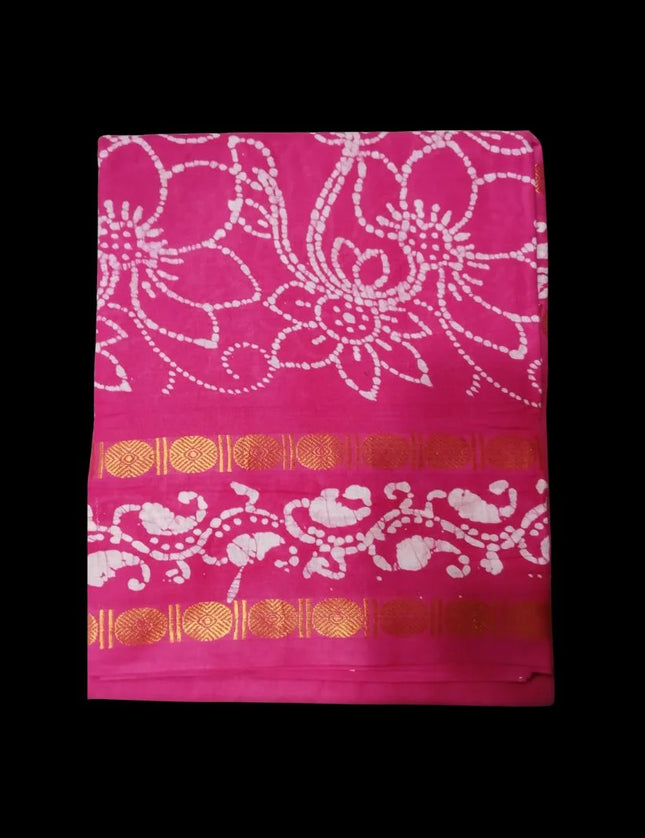Madurai  Adayar Mist Soft Cotton 6 yards Sarees