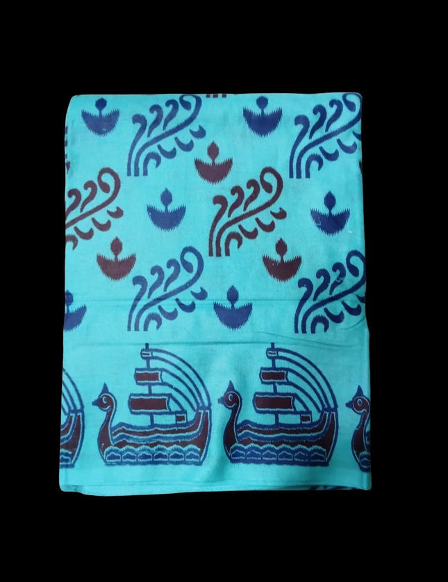 Madurai Kalamkari Prints Cotton 9 yards Sarees