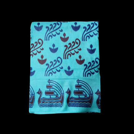 Madurai Kalamkari Prints Cotton 9 yards Sarees