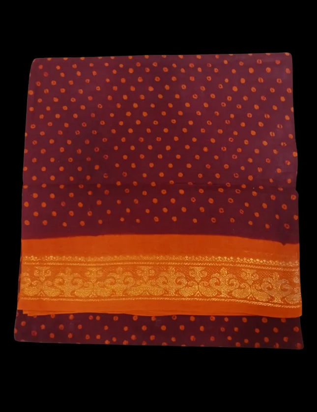 Madurai One Side Wax 6 yards Sarees