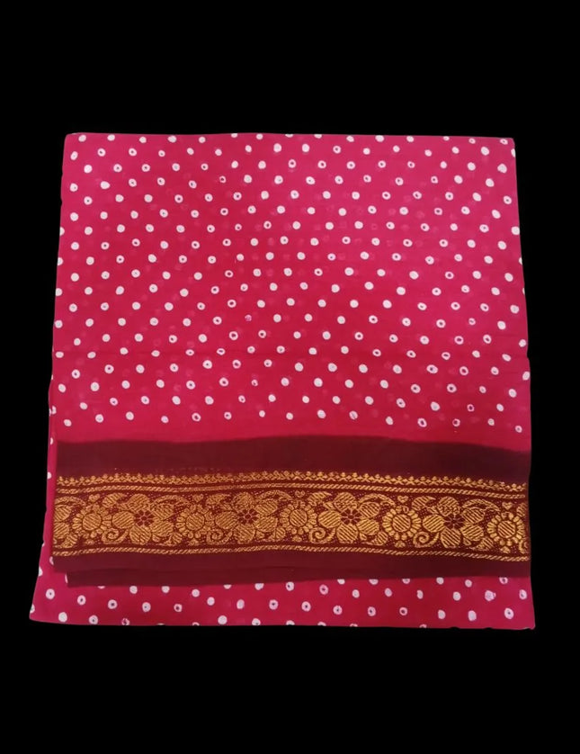 Madurai One Side Wax 6 yards Sarees