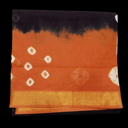 Madurai Tie & Dye with Jari Border 9 yards Saree