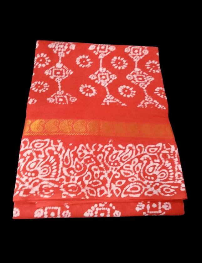 Madurai Upper Prints 6 yards Sarees