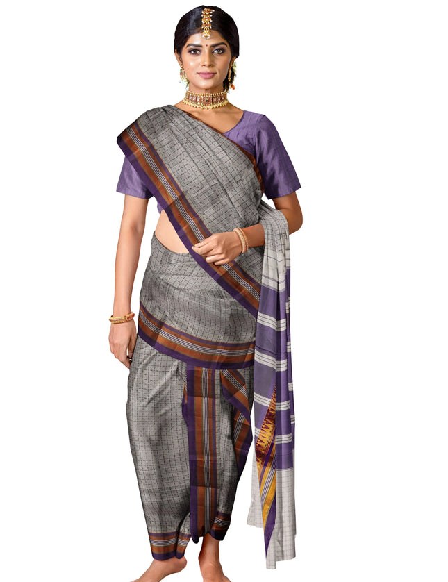Madurai cross wax cotton sarees 9 yards