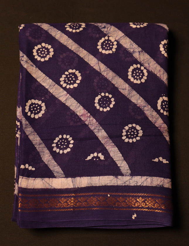 Madurai cross wax cotton sarees 9 yards
