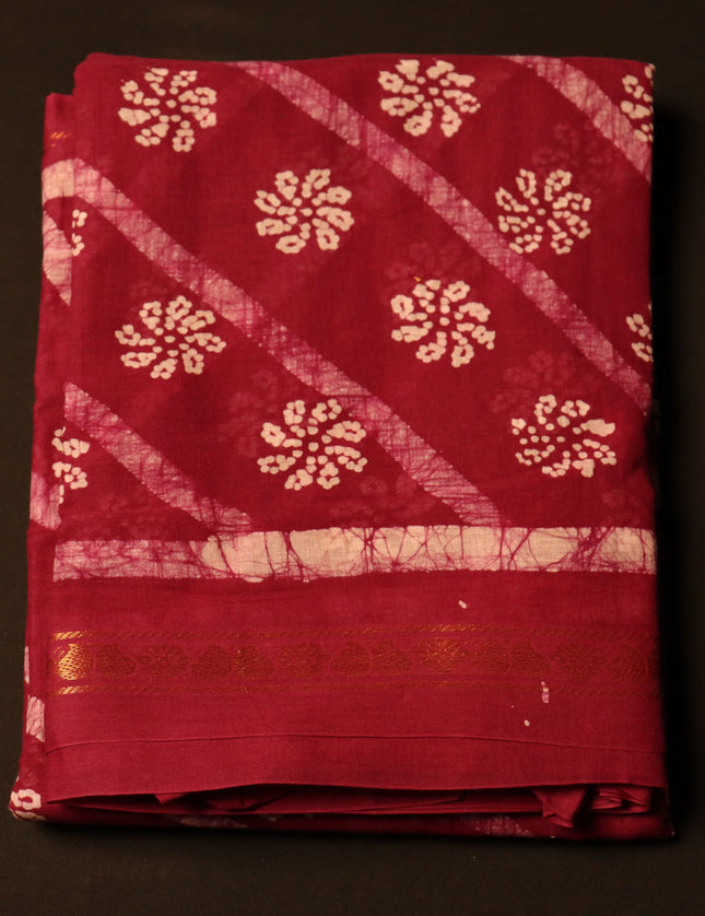 Madurai cross wax cotton sarees 9 yards