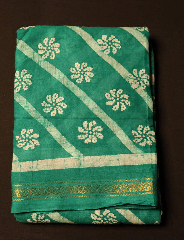 Madurai cross wax cotton sarees 9 yards