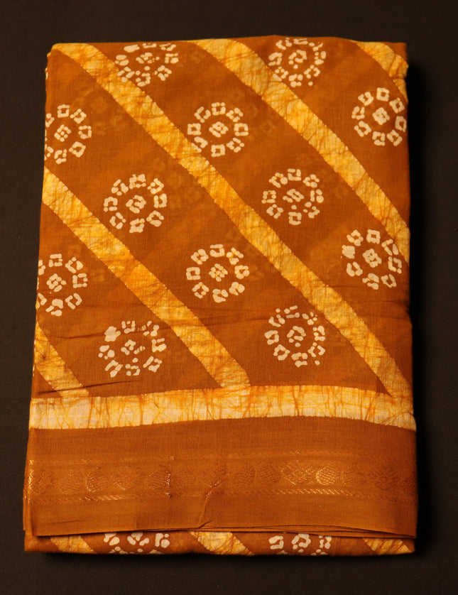 Madurai cross wax cotton sarees 9 yards