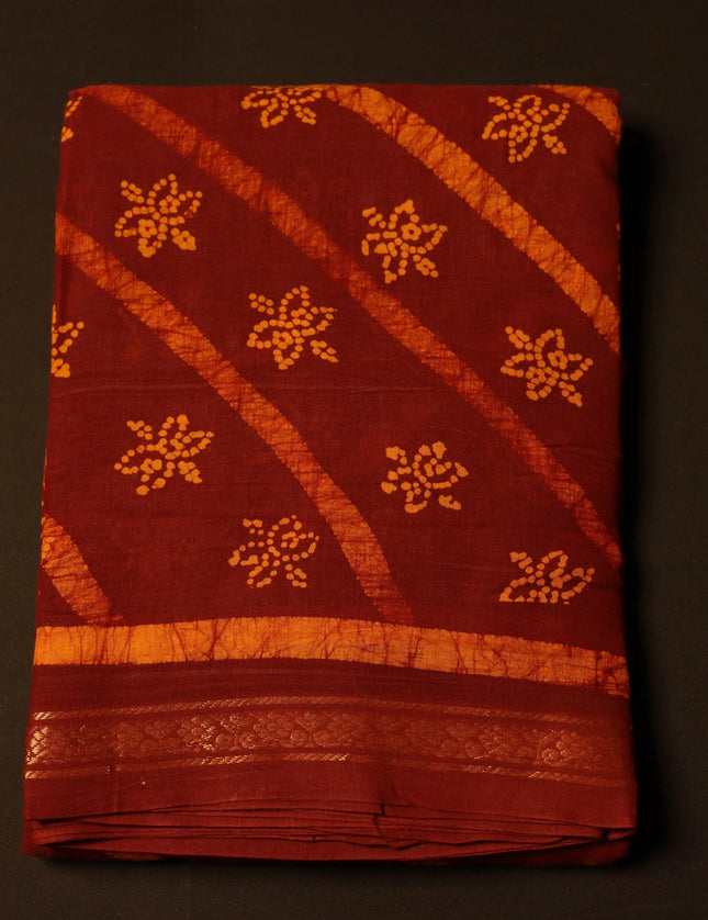 Madurai cross wax cotton sarees 9 yards