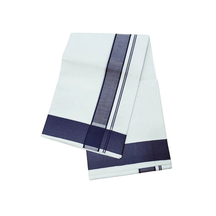Men Cotton 2INCH Thillana Double Dhoti- 3.66m