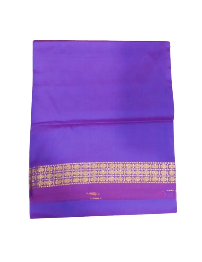 Men Polysilk Poorna Border Shalya - 4Mulam/2M