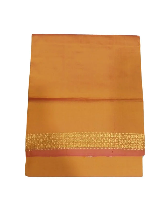 Men Polysilk Poorna Border Shalya - 4Mulam/2M