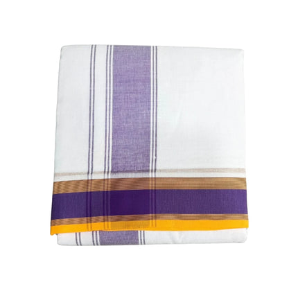 Men 2 Inch Deluxe Fancy Panchakacham Dhoti-9x5