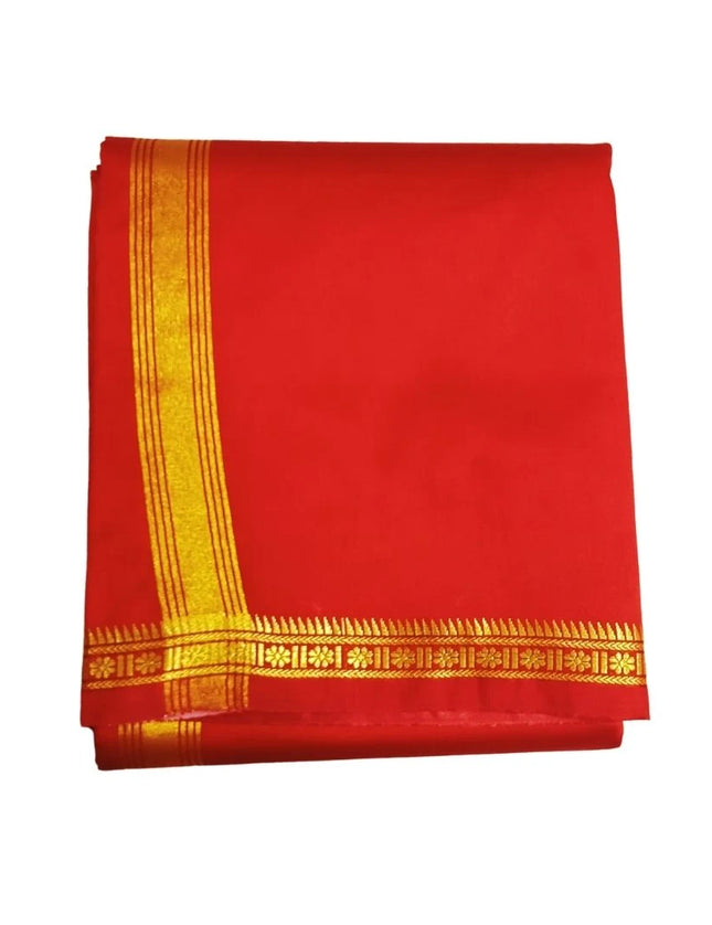Men Art Silk Karishma 1 Rudhrassai Panchakacham Dhoti-9x5