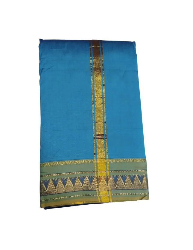 Men Art Silk Karishma Colour Panchakacham Dhoti-9x5