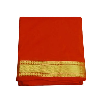 Men Art Silk  Katlon Fancy New Border Panchakacham Dhoti 9x5