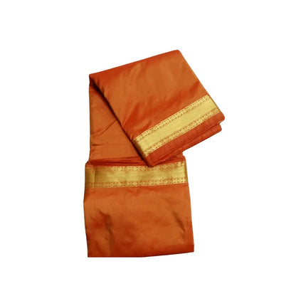 Men Art Silk  Katlon Fancy New Border Panchakacham Dhoti 9x5