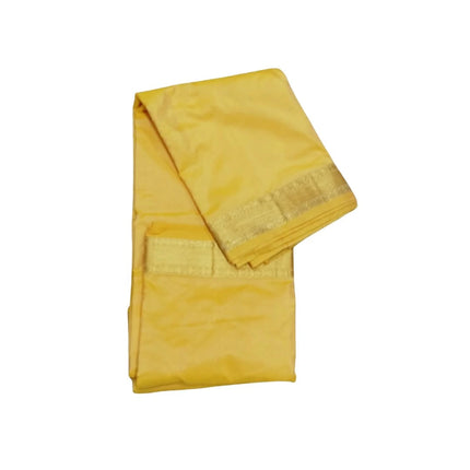 Men Art Silk  Katlon Fancy New Border Panchakacham Dhoti 9x5