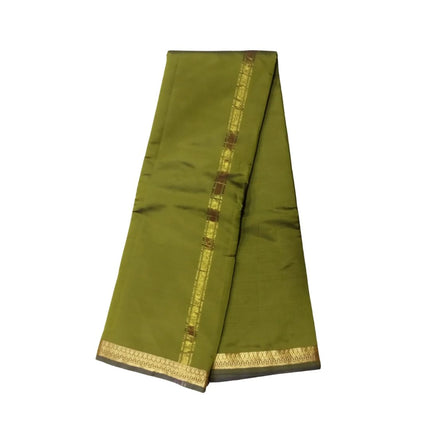 Men Art Silk Soft Silk Piping Colour Panchakacham Dhoti-9x5