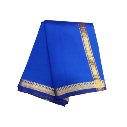 Men Art Silk Soft Silk Piping Colour Panchakacham Dhoti-9x5