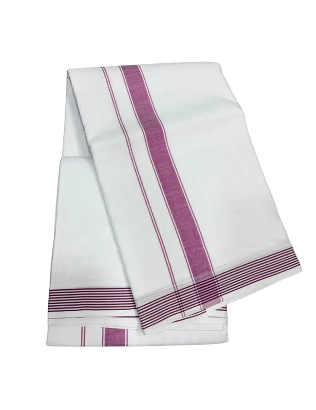 Men Cotton  1 INCH FANCY Panchakacham Dhoti -  9x5