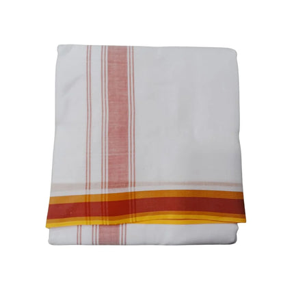 Men Cotton 1 Inch Deluxe Fancy Panchakacham Dhoti 10x6
