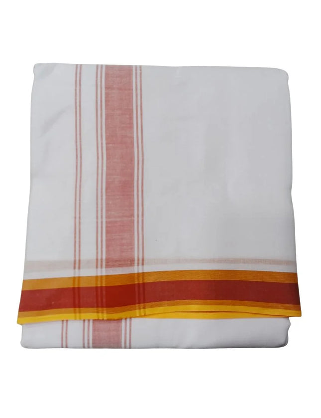 Men Cotton 1 Inch Deluxe Fancy Panchakacham Dhoti 10x6