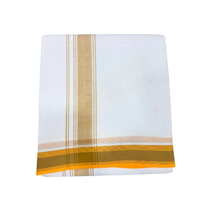 Men Cotton 1 Inch Deluxe Fancy Panchakacham Dhoti 9x5
