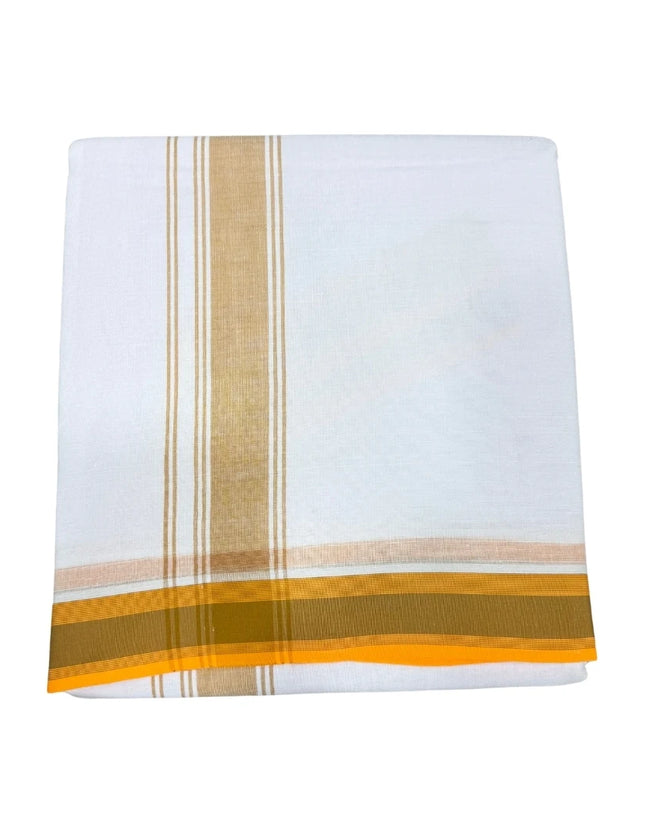 Men Cotton 1 Inch Deluxe Fancy Panchakacham Dhoti 9x5