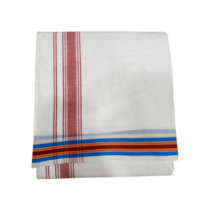 Men Cotton 1 Inch Deluxe Fancy Panchakacham Dhoti 9x5