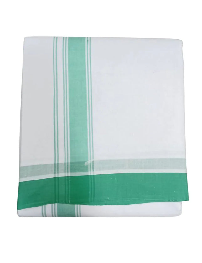 Men Cotton 1 Inch Plain Panchakacham Dhoti 9x5