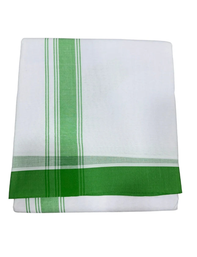 Men Cotton 1 Inch Plain Panchakacham Dhoti 9x5