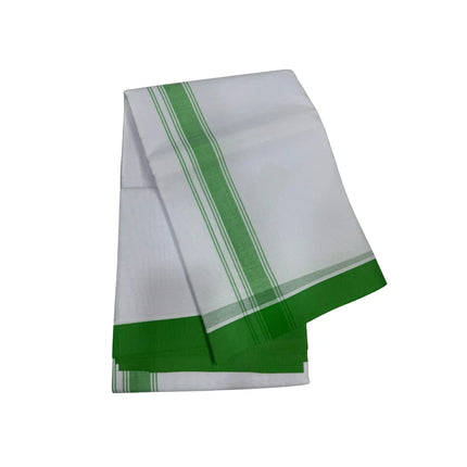 Men Cotton 1 Inch Plain Panchakacham Dhoti 9x5