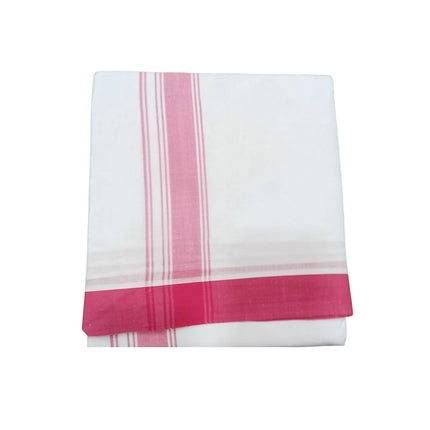 Men Cotton 1 Inch Plain Panchakacham Dhoti 9x5
