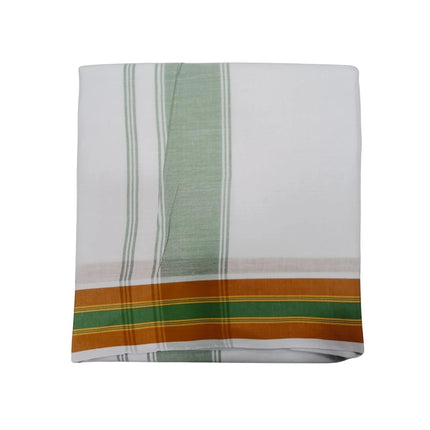 Men Cotton 2 Inch 2 Colour Fancy Panchakacham Dhoti 10x6