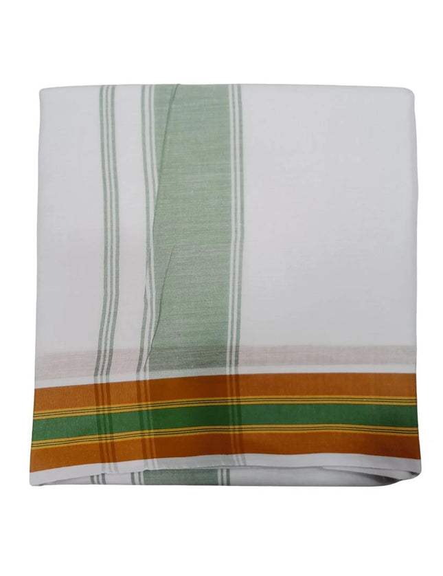 Men Cotton 2 Inch 2 Colour Fancy Panchakacham Dhoti 10x6