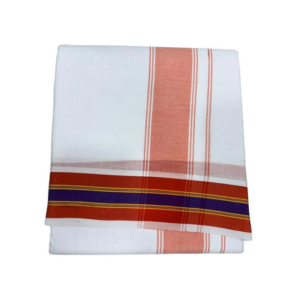 Men Cotton 2 Inch 2 Colour Fancy Panchakacham Dhoti 9x5