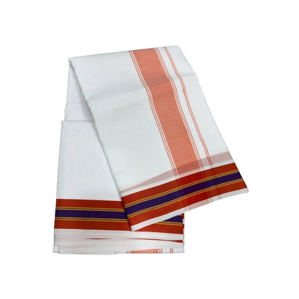 Men Cotton 2 Inch 2 Colour Fancy Panchakacham Dhoti 9x5