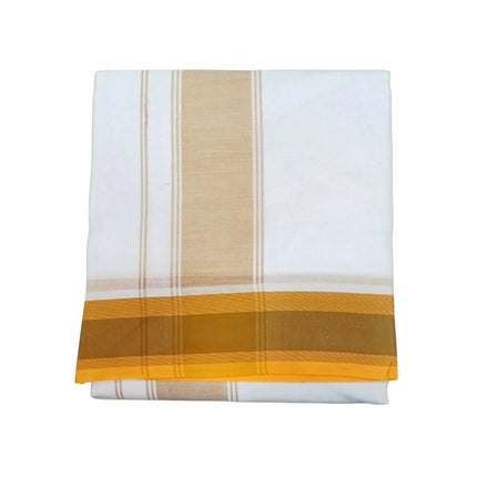 Men Cotton 2 Inch Deluxe Fancy Panchakacham Dhoti 10x6