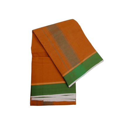 Men Cotton 2 Inch Thillana Colour Panchakacham Dhoti- 10x6