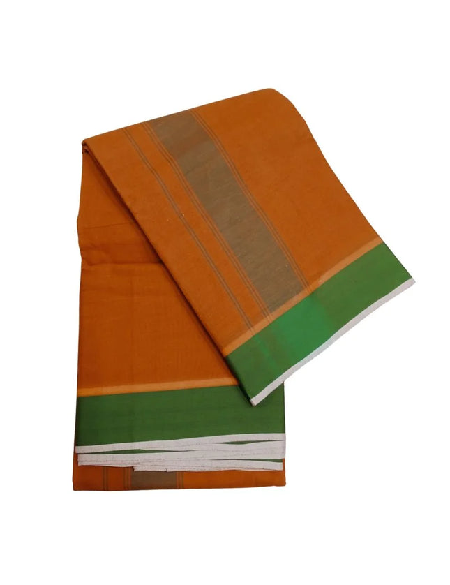 Men Cotton 2 Inch Thillana Colour Panchakacham Dhoti- 10x6