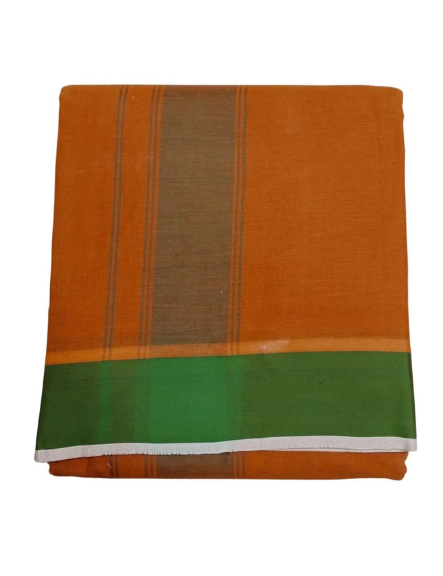 Men Cotton 2 Inch Thillana Colour Panchakacham Dhoti- 10x6