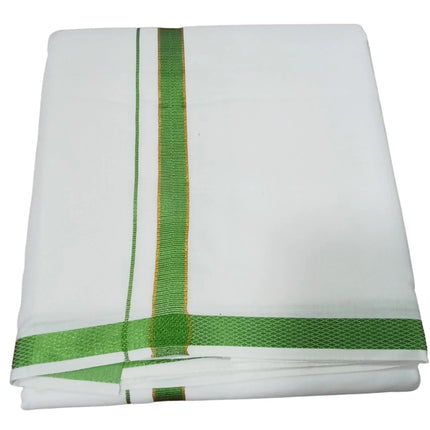 Men Cotton 30K Jari Colour Panchakacham Dhoti-9x5