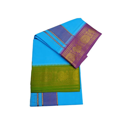 Men Cotton 5 Inch Jacquard colour.panchakacham Dhoti- 9x5