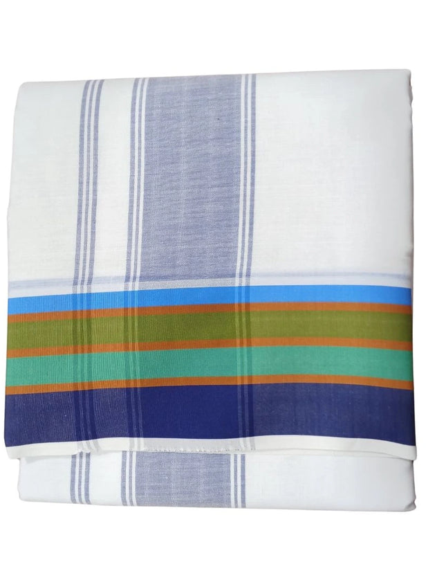 Men Cotton 5 inch Seer Fancy Panchakacham Dhoti -  9X5