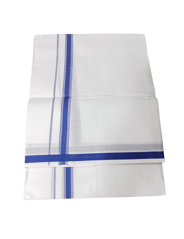 Men Cotton Gundanju Double Dhoti- 3.66m