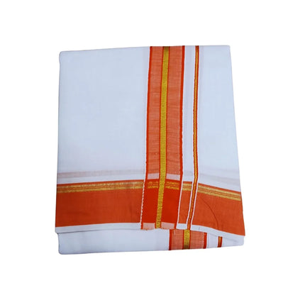 Men Cotton Jari Thillanna Panchakacham Dhoti 9x5
